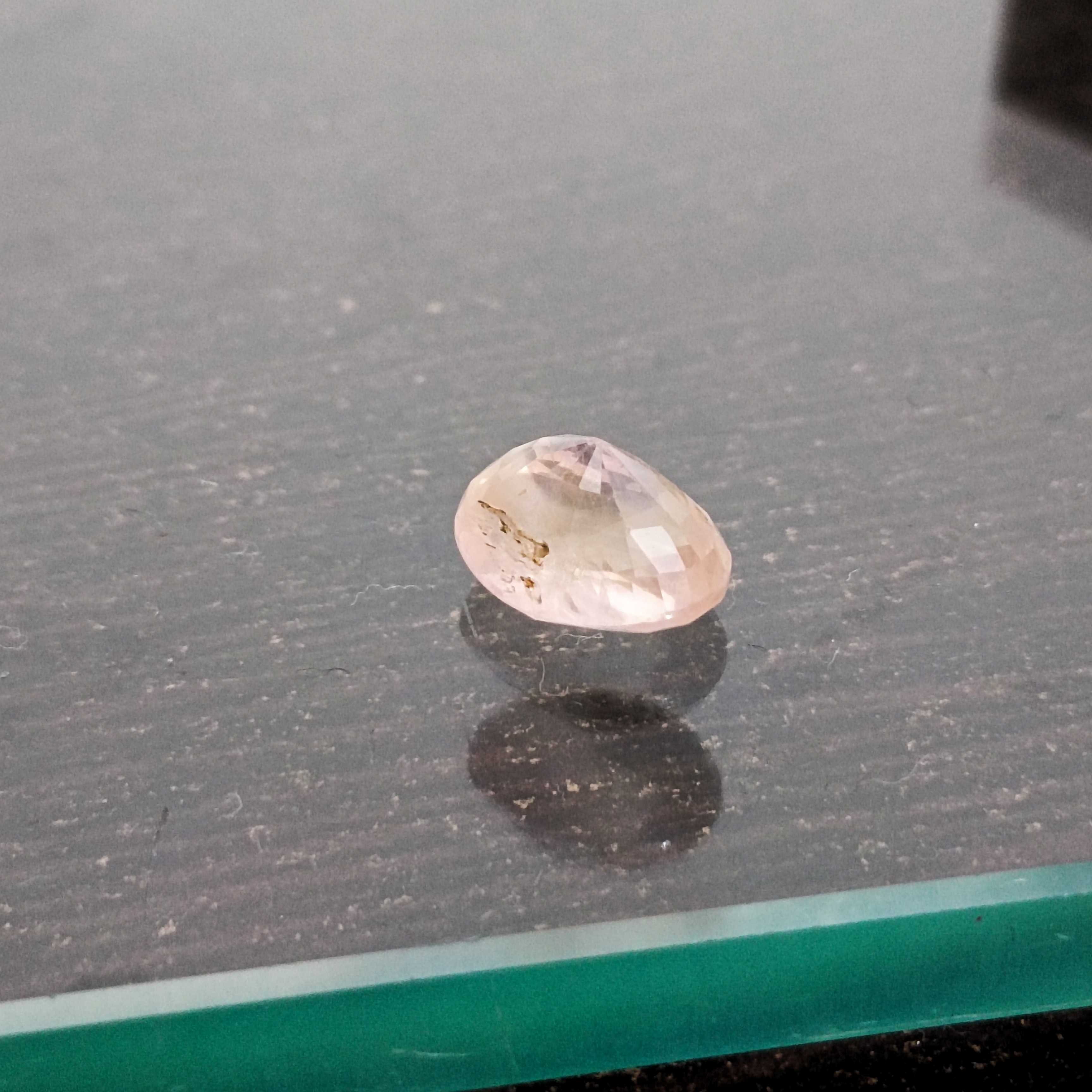 6.44ct GJEPC and AGR certified natural padparadscha sapphire gemstone